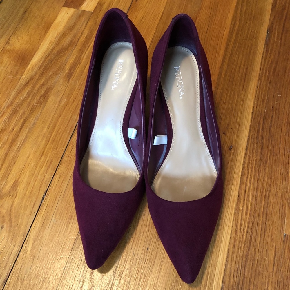 Maroon heels